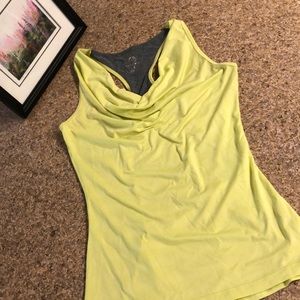 MPG Yellow Athletic Sport Top Size Small
